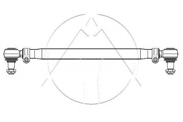 Поперечная рулевая тяга SIDEM 501436