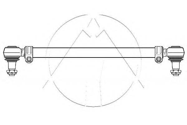 Продольная рулевая тяга SIDEM 68237