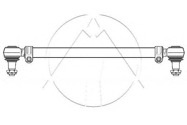 Продольная рулевая тяга SIDEM 686236