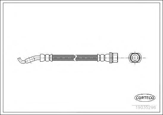Тормозной шланг CORTECO 19035296