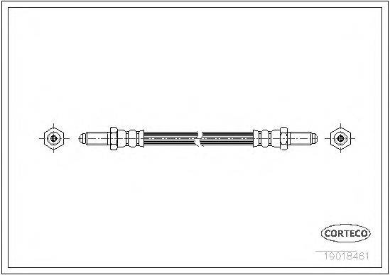 Тормозной шланг PIRELLI 5073