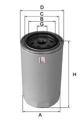 Фильтр для охлаждающей жидкости SOFIMA S9006AR