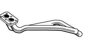 Труба выхлопного газа WALKER 04180