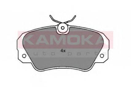Комплект тормозных колодок, дисковый тормоз KAMOKA 1011372