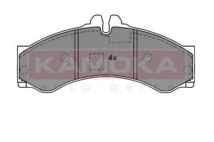 Комплект тормозных колодок, дисковый тормоз KAMOKA 1012086