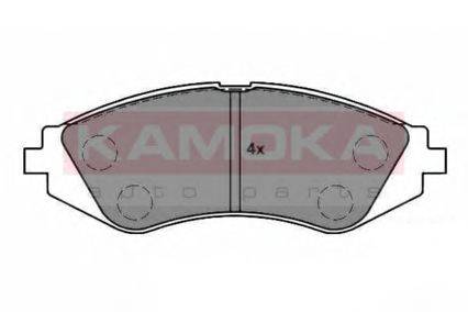 Комплект тормозных колодок, дисковый тормоз KAMOKA 1012232