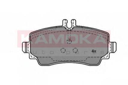 Комплект тормозных колодок, дисковый тормоз KAMOKA 1012714