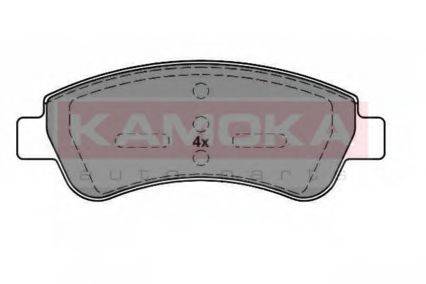 Комплект тормозных колодок, дисковый тормоз KAMOKA 1012798