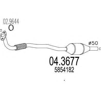 Катализатор MTS 04.3677