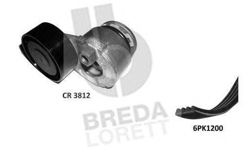 Поликлиновой ременный комплект BREDA  LORETT KCA 0042