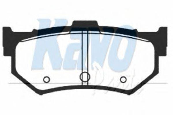 Комплект тормозных колодок, дисковый тормоз KAVO PARTS BP-2026