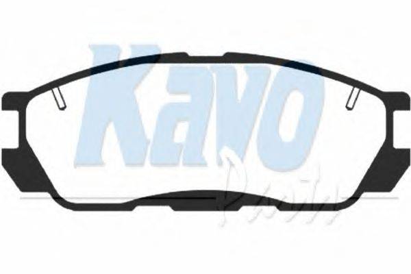 Комплект тормозных колодок, дисковый тормоз KAVO PARTS BP-4526