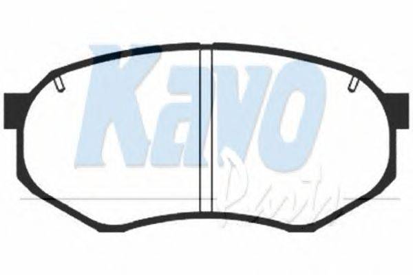 Комплект тормозных колодок, дисковый тормоз KAVO PARTS BP-9022