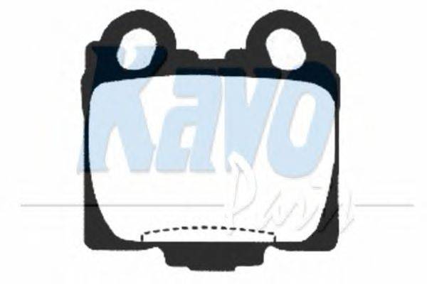 Комплект тормозных колодок, дисковый тормоз KAVO PARTS BP-9060