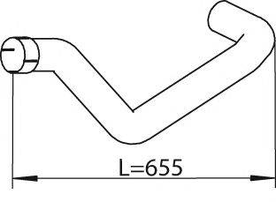 Труба выхлопного газа DINEX 47526