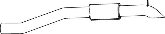 Труба выхлопного газа DINEX 47660