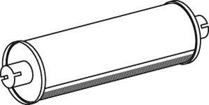 Средний / конечный глушитель ОГ DINEX 22301