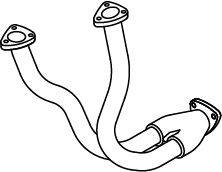 Труба выхлопного газа DINEX 49156