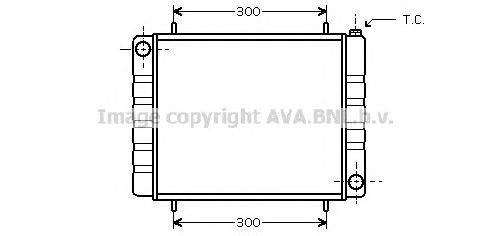 Радиатор, охлаждение двигателя AVA QUALITY COOLING AU2161