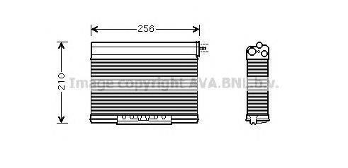 Теплообменник, отопление салона AVA QUALITY COOLING BW6261