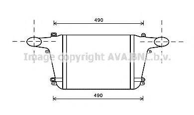 Интеркулер AVA QUALITY COOLING DN4364