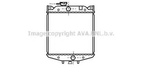 Радиатор, охлаждение двигателя AVA QUALITY COOLING DU2001
