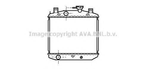 Радиатор, охлаждение двигателя AVA QUALITY COOLING DU2018