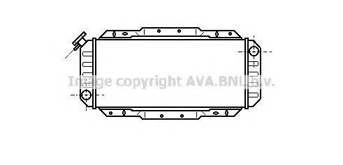 Радиатор, охлаждение двигателя AVA QUALITY COOLING FD2007