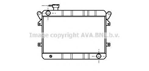 Радиатор, охлаждение двигателя AVA QUALITY COOLING FT2004