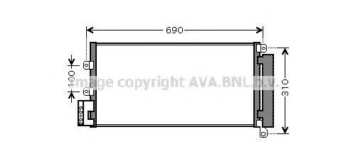 Конденсатор, кондиционер AVA QUALITY COOLING FTA5356