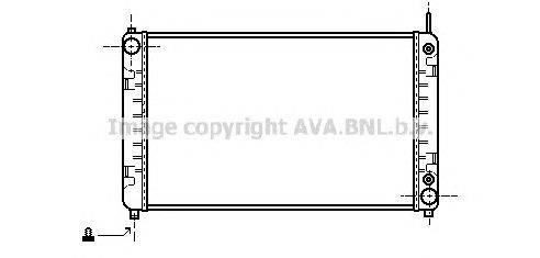 Радиатор, охлаждение двигателя AVA QUALITY COOLING MS2180