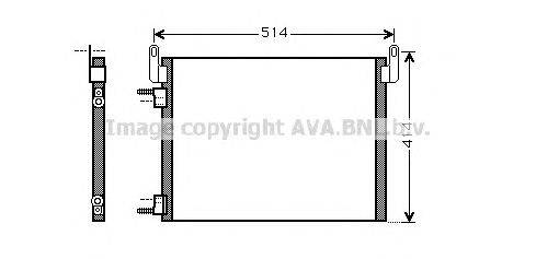 Конденсатор, кондиционер AVA QUALITY COOLING OL5587