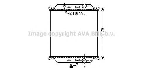 Радиатор, охлаждение двигателя AVA QUALITY COOLING RE2057N