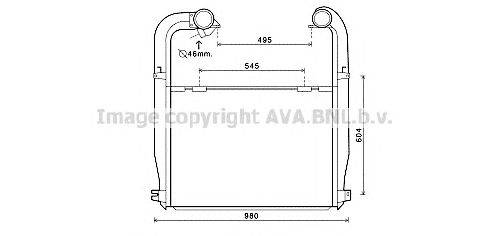 Интеркулер AVA QUALITY COOLING SC4028