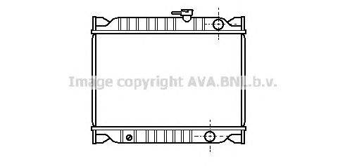 Радиатор, охлаждение двигателя AVA QUALITY COOLING TO2127