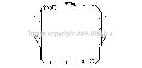 Радиатор, охлаждение двигателя AVA QUALITY COOLING TO2136