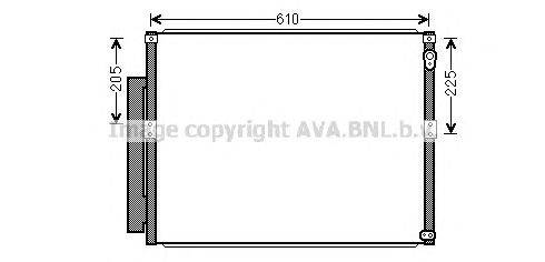 Конденсатор, кондиционер AVA QUALITY COOLING TO5634