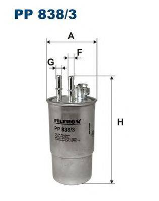 Топливный фильтр FILTRON PP838/3