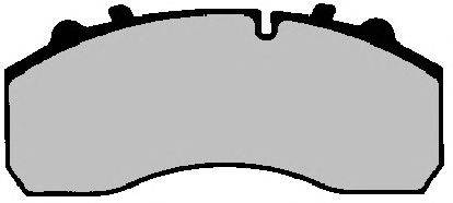 Комплект тормозных колодок, дисковый тормоз BERAL 2915430004045504