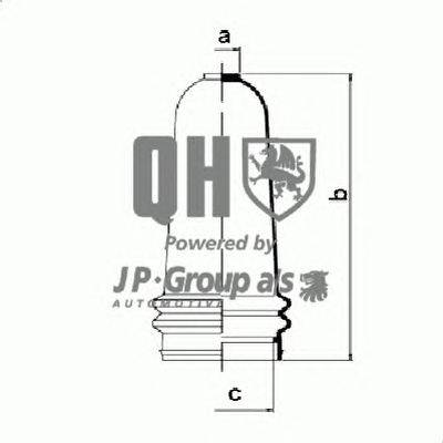 Комплект пылника, рулевое управление JP GROUP QG1196