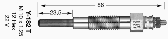 Свеча накаливания NGK 2163