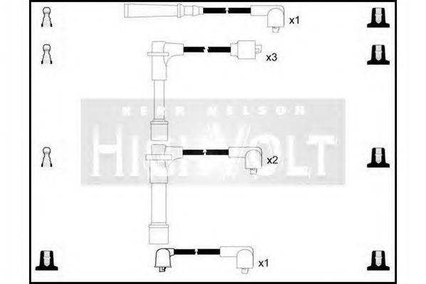 Комплект проводов зажигания STANDARD OEF224