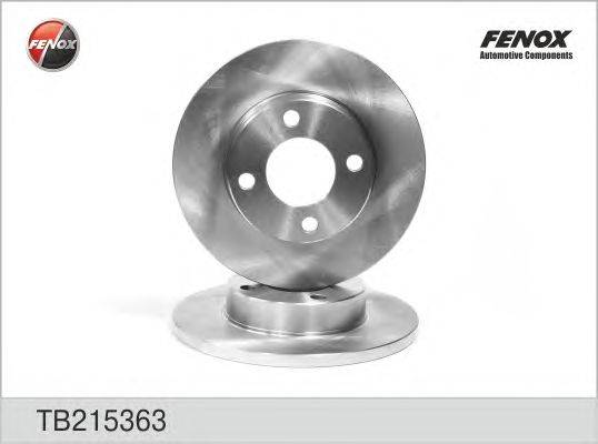 Тормозной диск FENOX TB215363