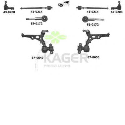 Подвеска колеса KAGER 800030