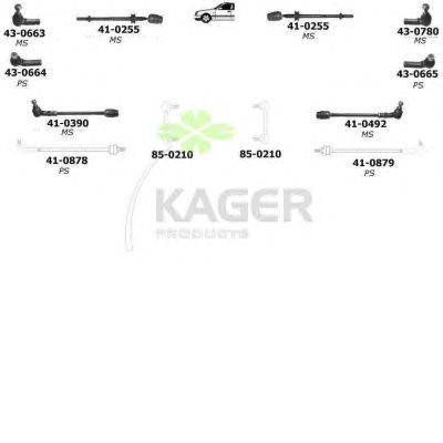 Подвеска колеса KAGER 800039