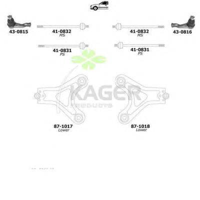 Подвеска колеса KAGER 800522