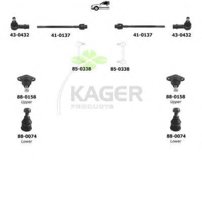 Подвеска колеса KAGER 800712