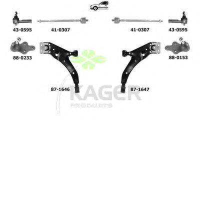 Подвеска колеса KAGER 801035