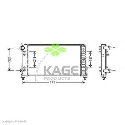Радиатор, охлаждение двигателя KAGER 31-0444