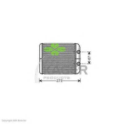 Теплообменник, отопление салона KAGER 32-0251
